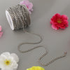 Silver Stainless Steel Cable Chain Necklace for Men Women DIY Crafting 3.8mm