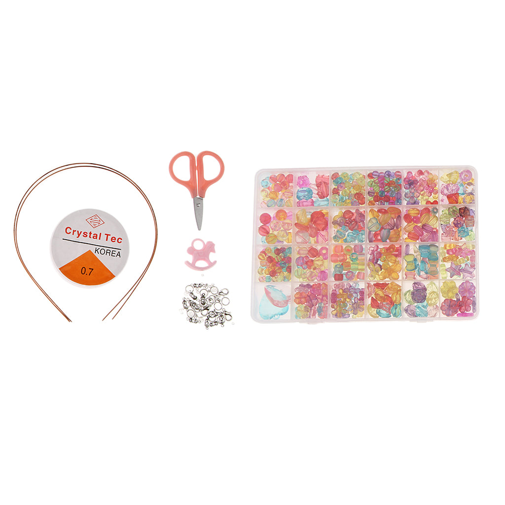 Creative Pop Beads DIY Art Crafts Jewelry Kit Girls Toy Gift Crystal