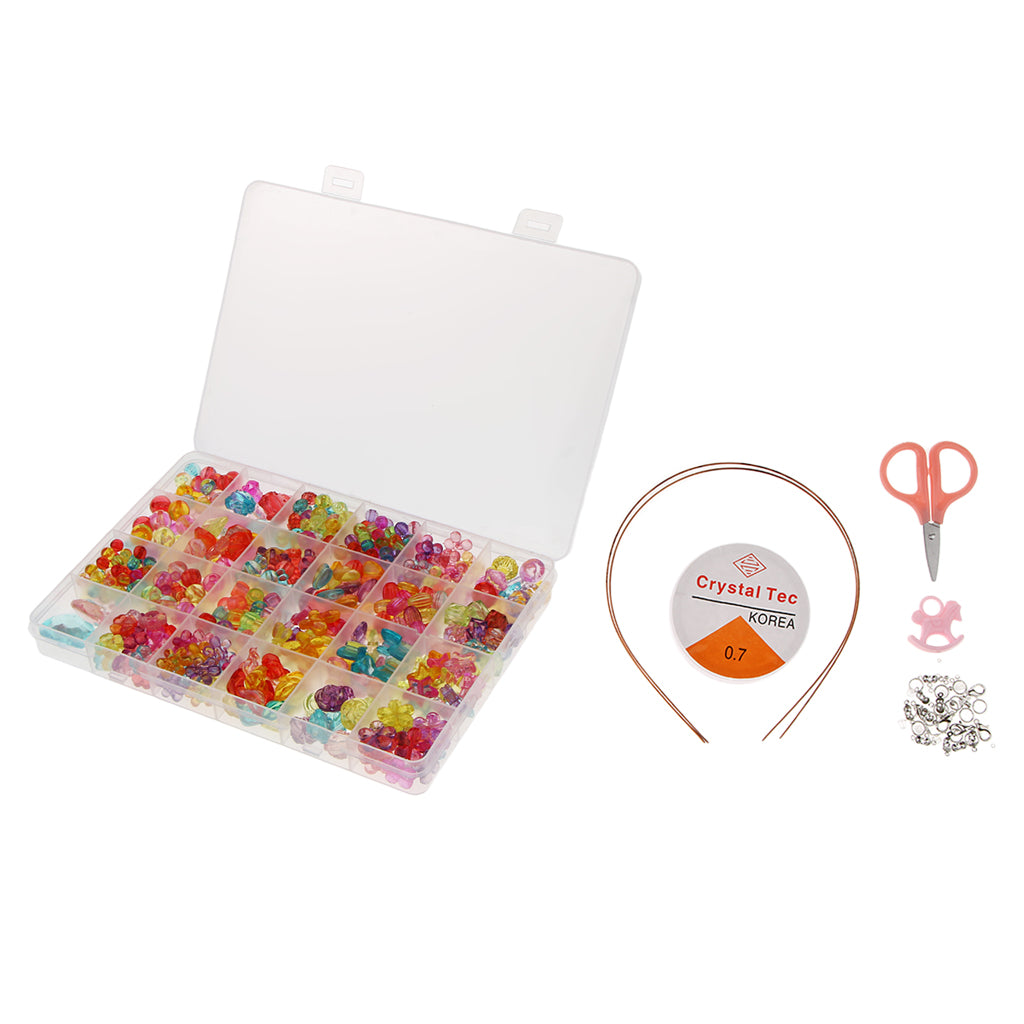 Creative Pop Beads DIY Art Crafts Jewelry Kit Girls Toy Gift Crystal