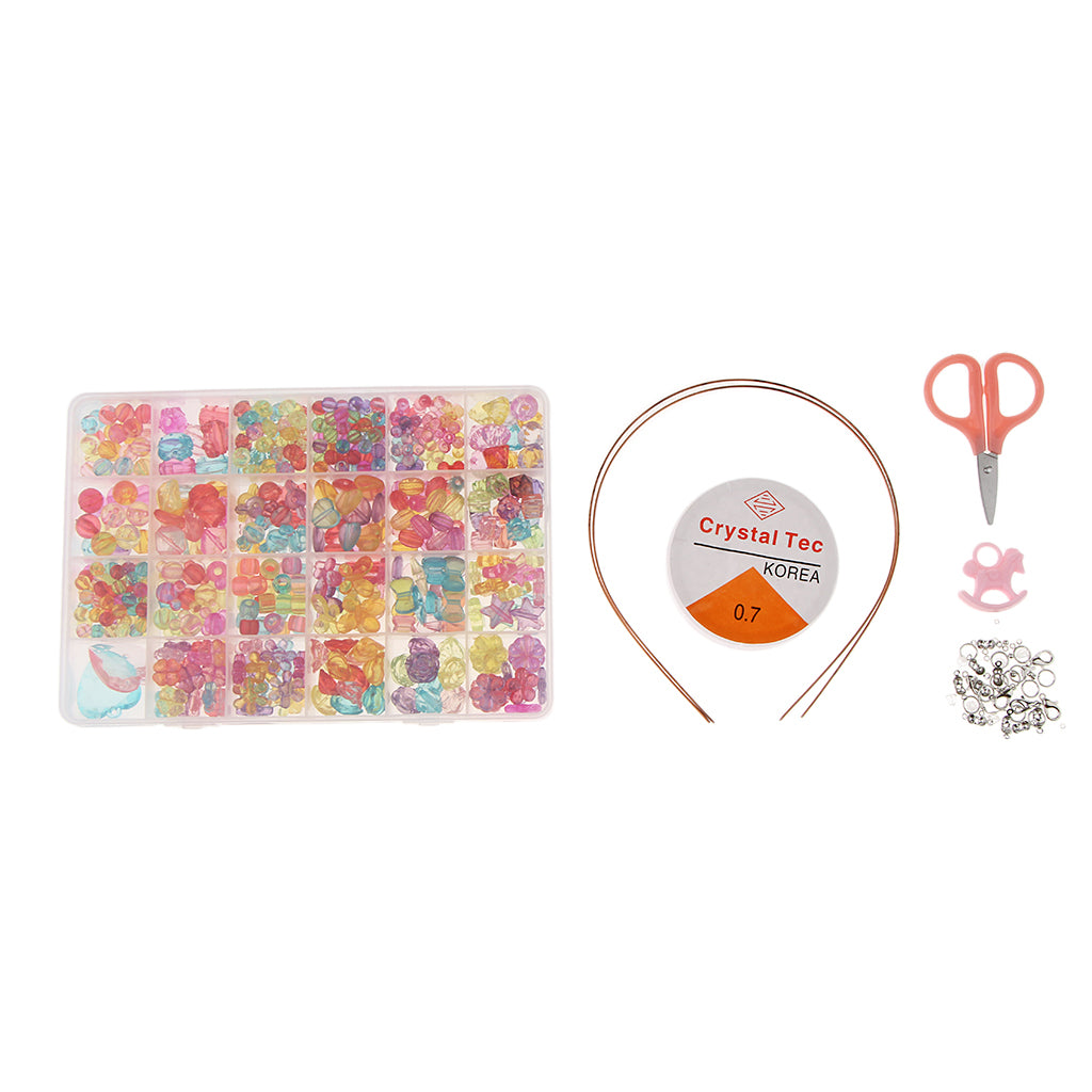 Creative Pop Beads DIY Art Crafts Jewelry Kit Girls Toy Gift Crystal