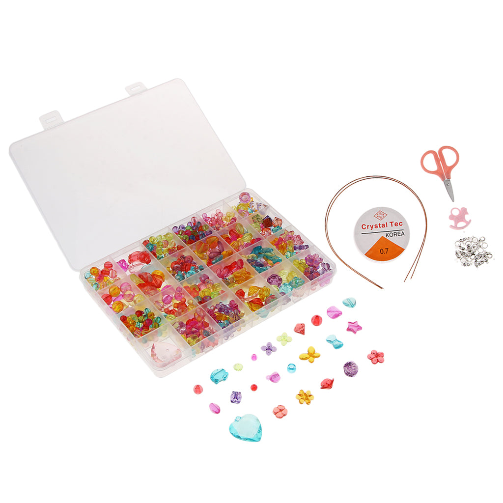 Creative Pop Beads DIY Art Crafts Jewelry Kit Girls Toy Gift Crystal