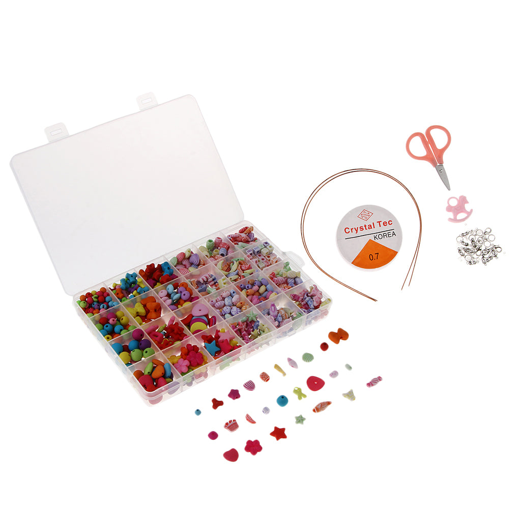 Creative Pop Beads DIY Art Crafts Jewelry Kit Girls Toy Gift Ocean Matte