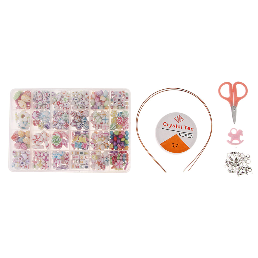 Creative Pop Beads DIY Art Crafts Jewelry Kit Girls Toy Gift Retro