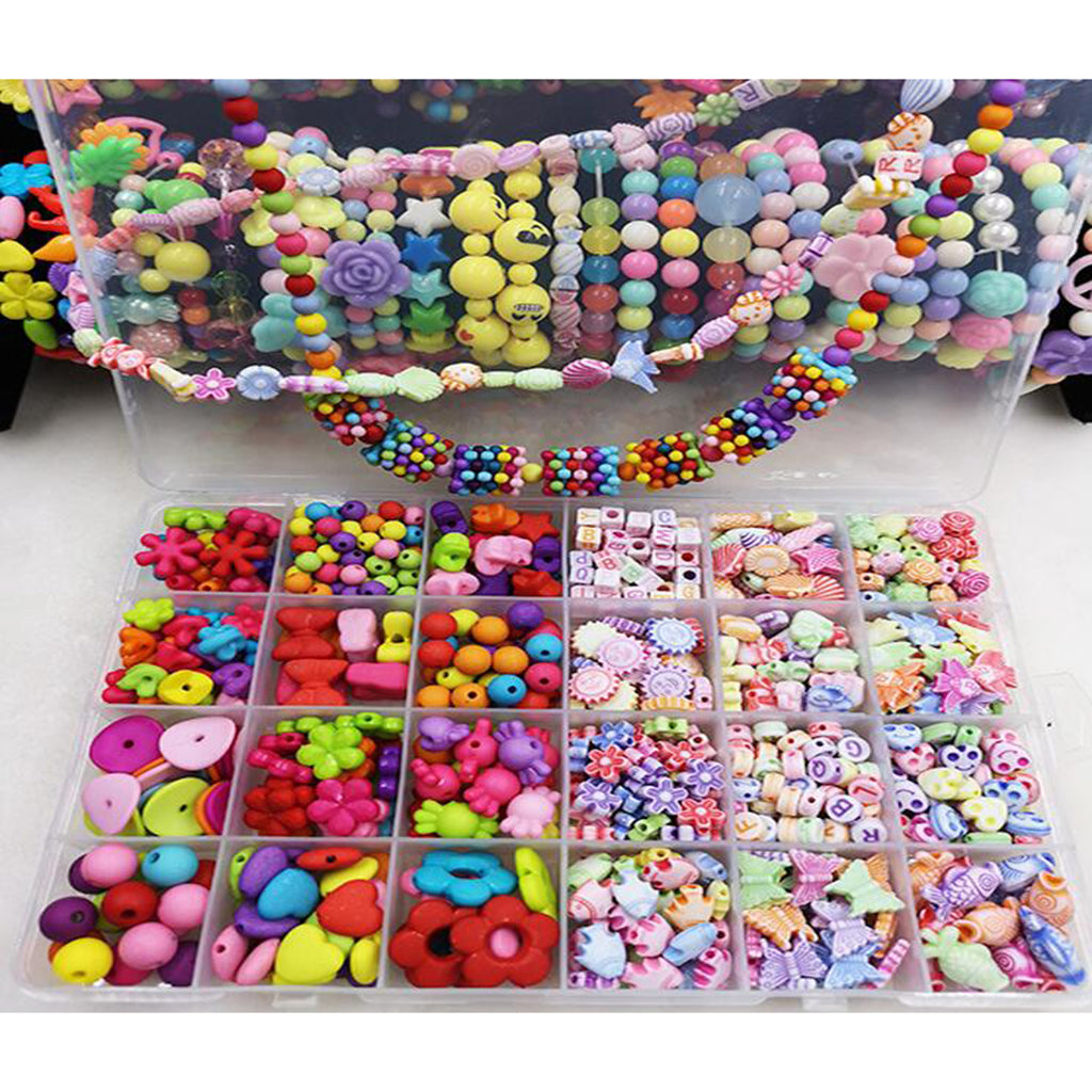 Creative Pop Beads DIY Art Crafts Jewelry Kit Girls Toy Gift Retro