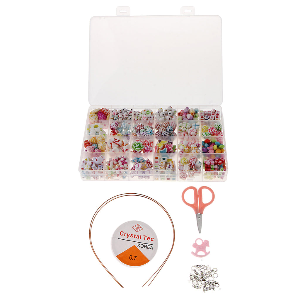 Creative Pop Beads DIY Art Crafts Jewelry Kit Girls Toy Gift Retro