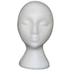 Female Foam Mannequin Head Model Hat Wig Display Stand Rack Holder White