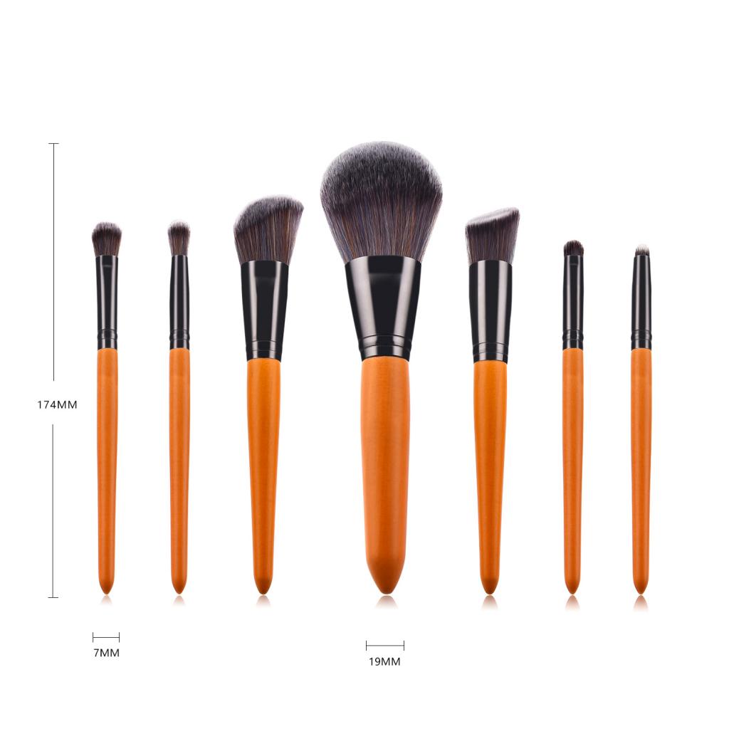 7Pcs Kabuki Makeup Brushes Set Foundation Blush Face Powder Eye Shadow Brush