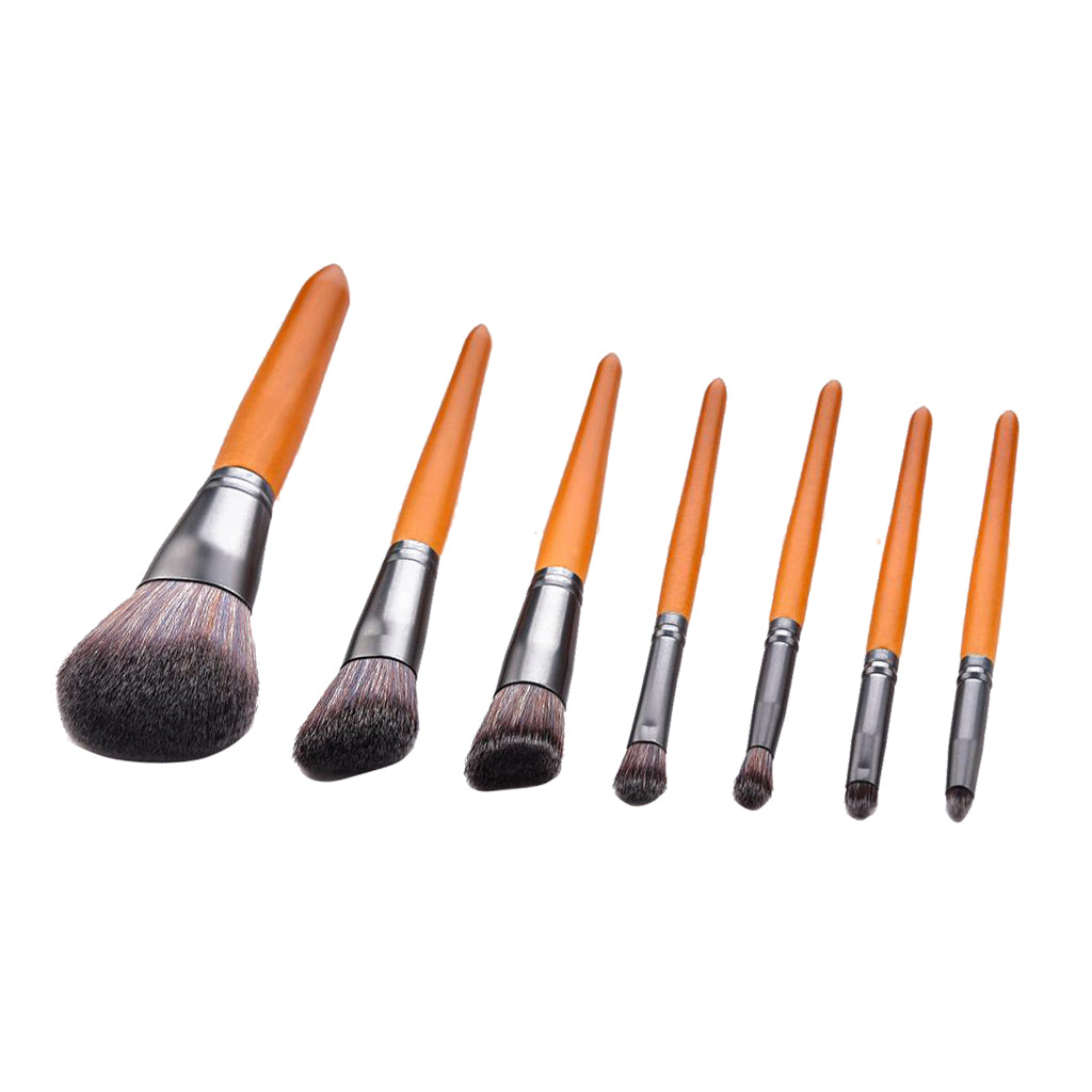 7Pcs Kabuki Makeup Brushes Set Foundation Blush Face Powder Eye Shadow Brush