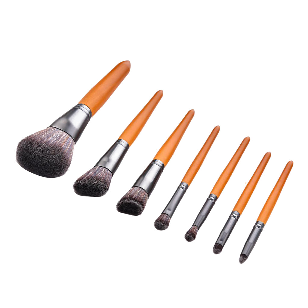 7Pcs Kabuki Makeup Brushes Set Foundation Blush Face Powder Eye Shadow Brush