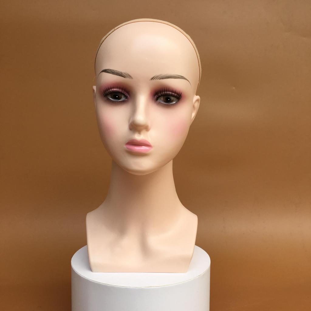 22'' Lady Wig Mannequin Headset Display Holder Makeup Cosmetology Manikin