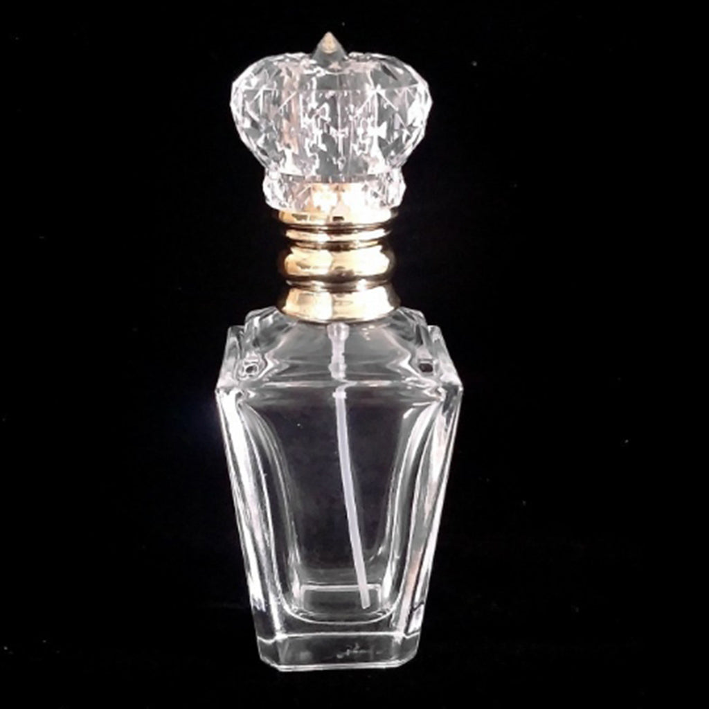 Empty Glass Perfume Fragrance Bottle Aftershave Atomizer Spray Container 2oz