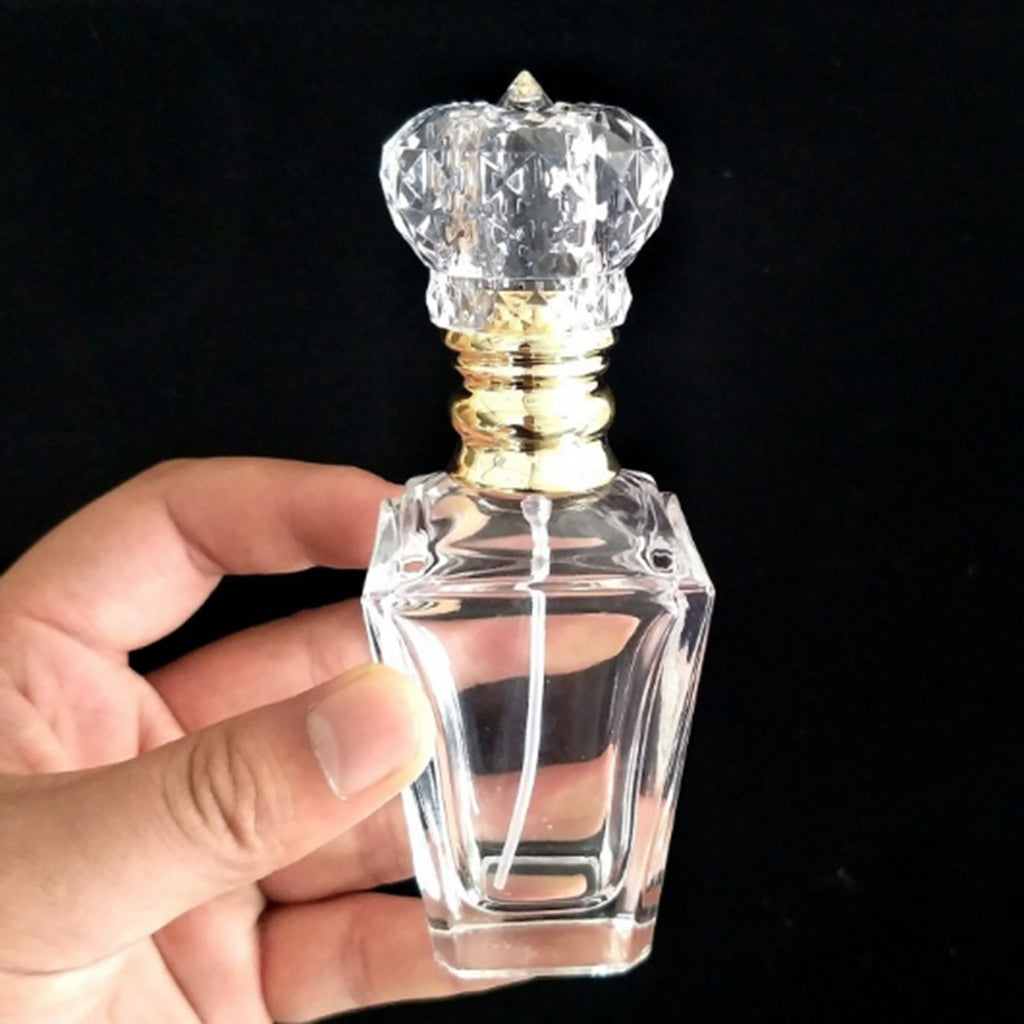 Empty Glass Perfume Fragrance Bottle Aftershave Atomizer Spray Container 2oz