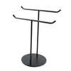 Freestanding Scarves Necklace Jewelry Display Stand Holder Rack Shelf Black