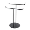 Freestanding Scarves Necklace Jewelry Display Stand Holder Rack Shelf Black