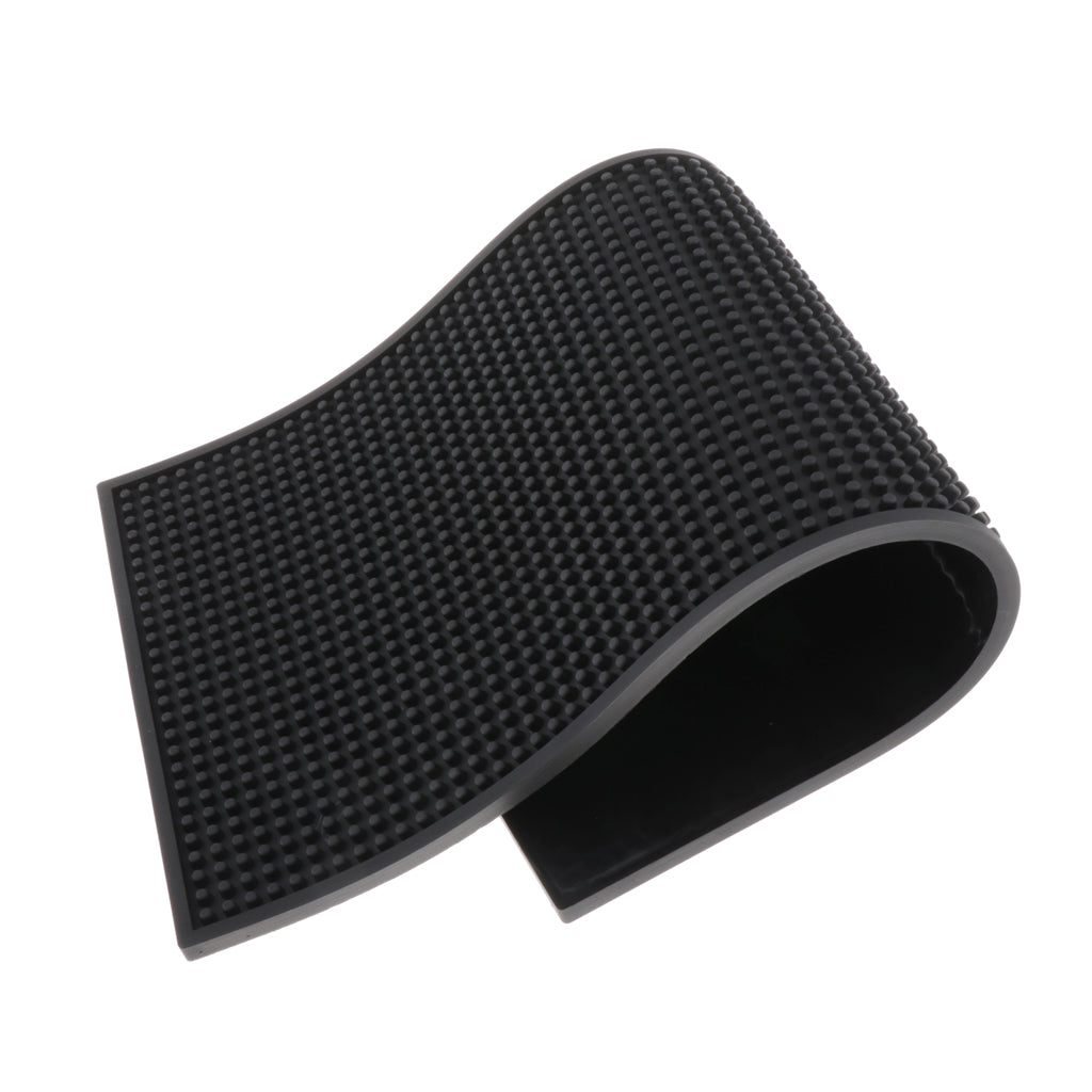 Silicone Antiskid Mat Cushion Salon Hairdresser Tools Non-slip Pad Black