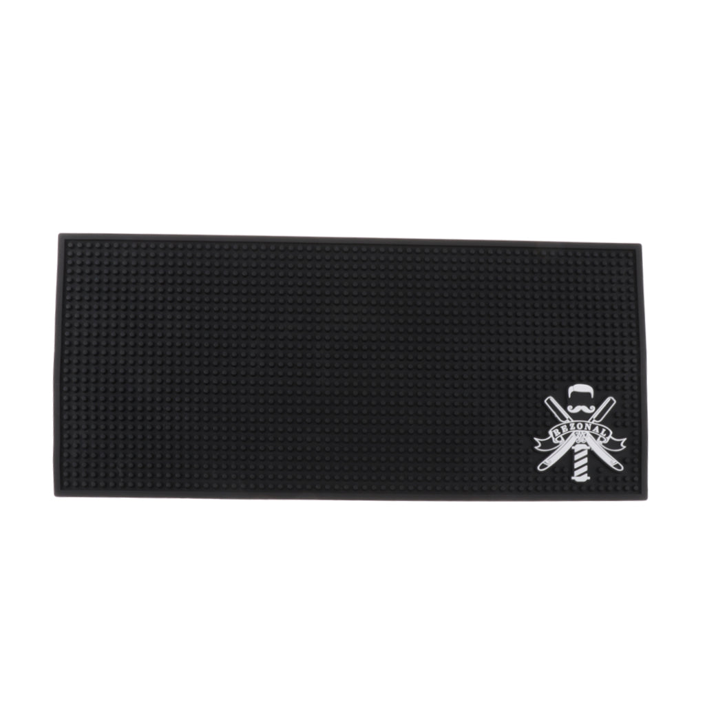 Silicone Antiskid Mat Cushion Salon Hairdresser Tools Non-slip Pad Black