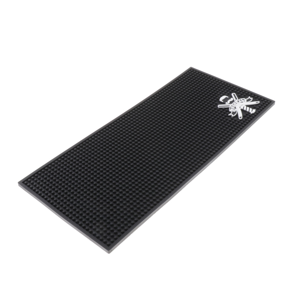 Silicone Antiskid Mat Cushion Salon Hairdresser Tools Non-slip Pad Black