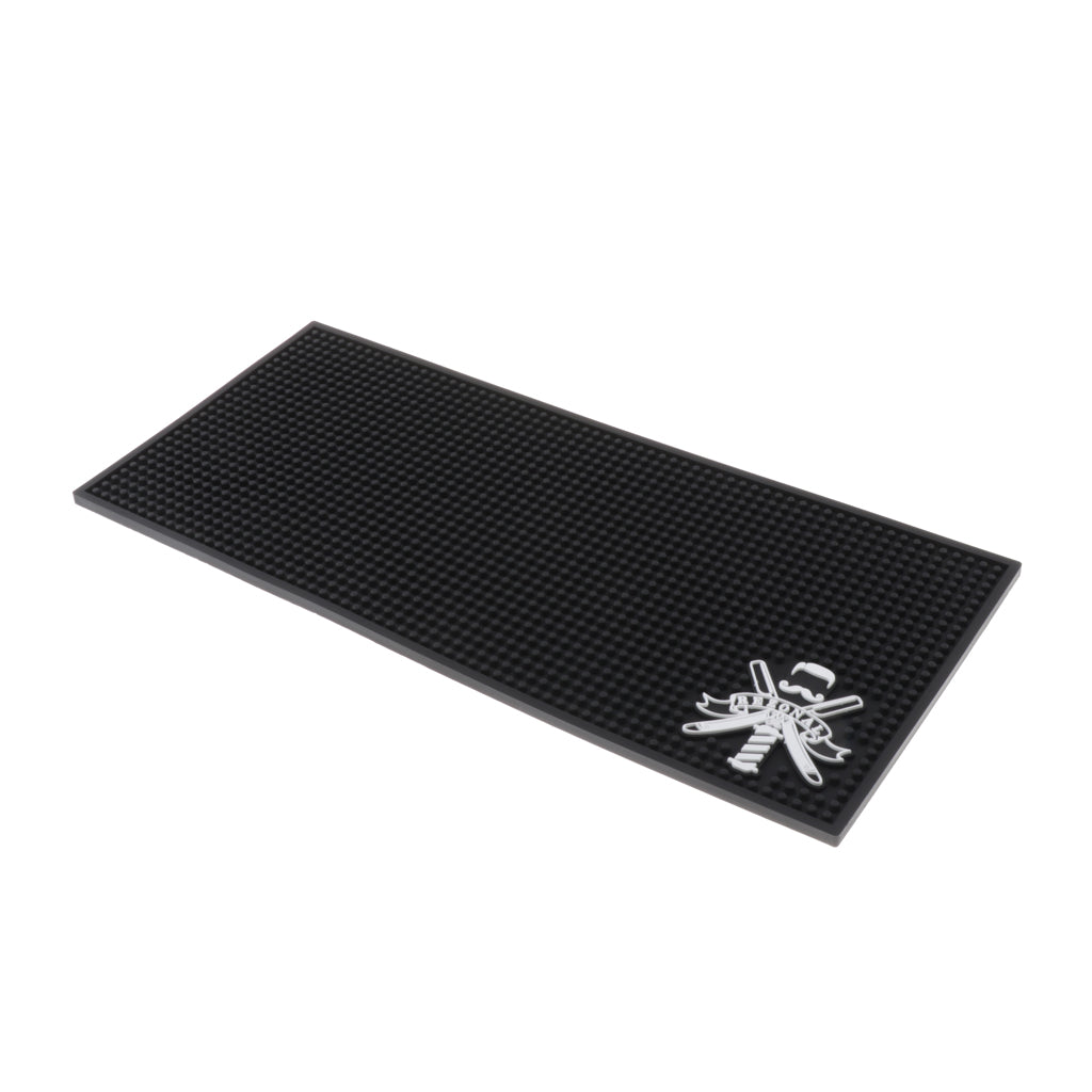 Silicone Antiskid Mat Cushion Salon Hairdresser Tools Non-slip Pad Black