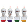 Female Mannequin Head Manikin Bust Stand for Wig Hat Jewelry Display Red