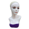 Female Mannequin Head Manikin Bust Stand for Wig Hat Jewelry Display Purple