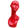 Stable Female Mannequin Wigs Hat Cap Jewery Head Display Holder Stand Red