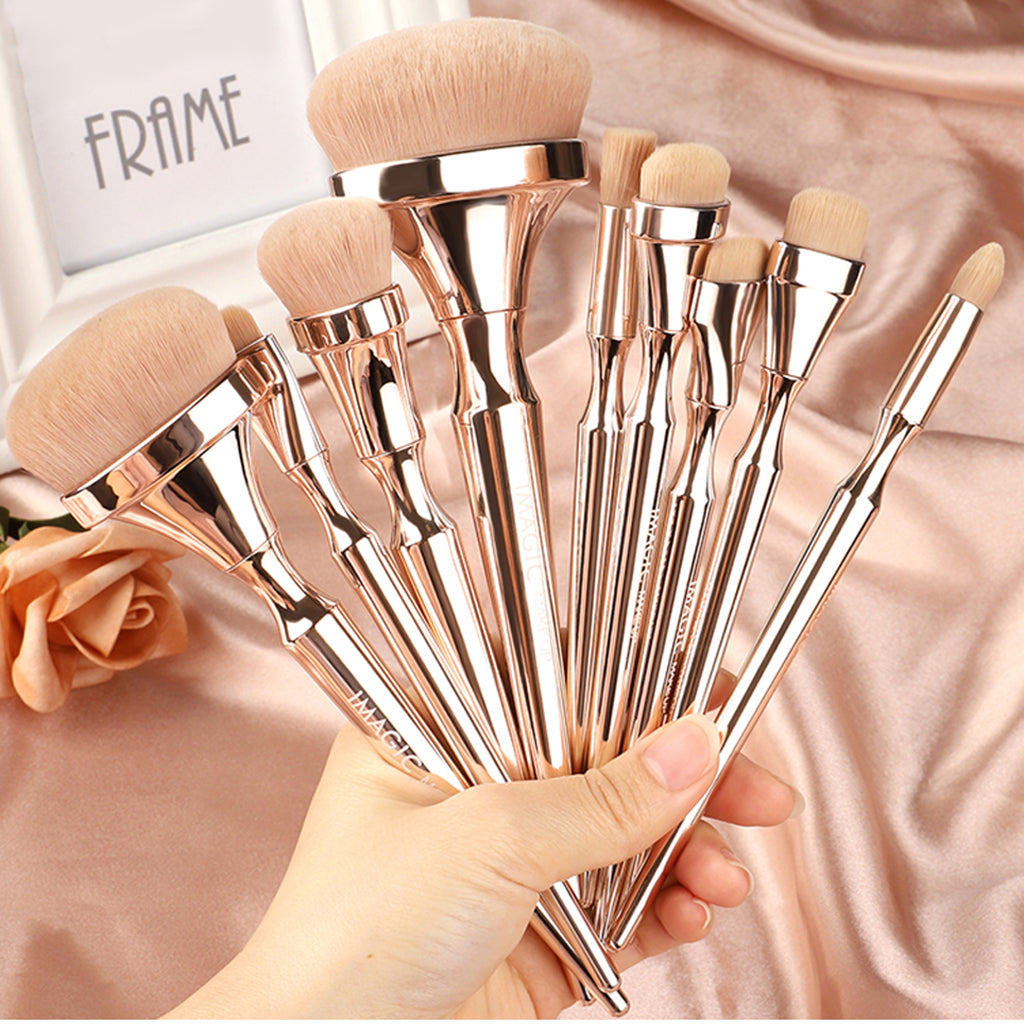 9x Soft Makeup Cosmetic Brushes Set Foundation Blush Concealer Powder Brush