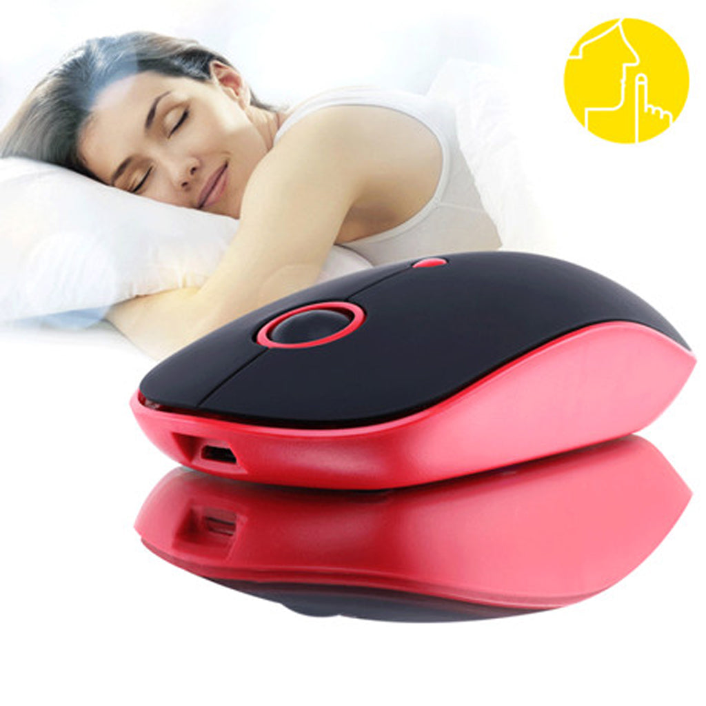 Rechargeable Wireless Mouse with 3 Button 1600DPI Game Mice for PC Red