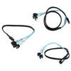 Mini SAS 36P SFF-8087 To 4 SATA 7Pin Hard Disk Cable Splitter Cord 0.5M