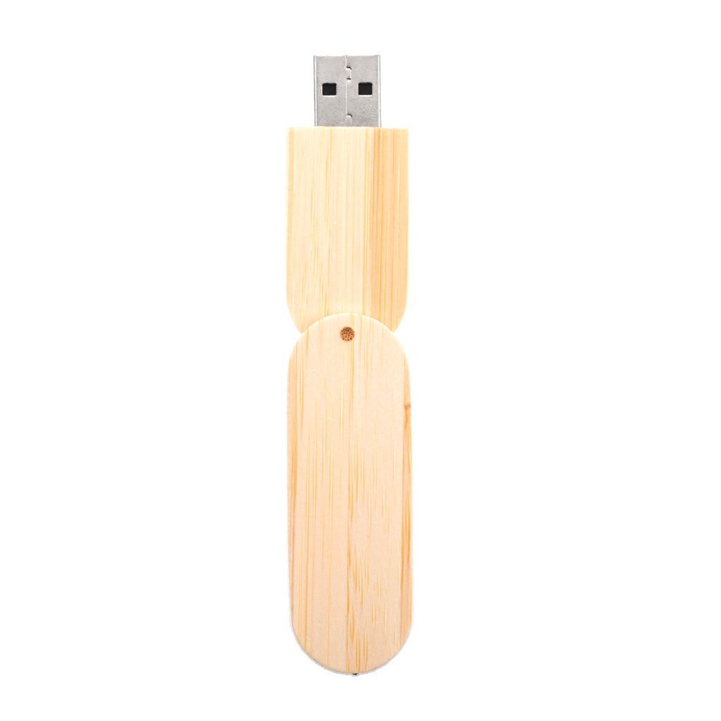 Wood Rotatable Mini USB 2.0 Flash Drive Thumb Drives Memory Stick 256GB