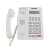 Corded Phone Home Office FSK/DTMF LCD Display REDLAL Line Telephone  White