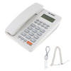 Corded Phone Home Office FSK/DTMF LCD Display REDLAL Line Telephone  White