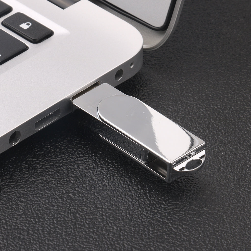 USB 3.0 Flash Drive Dual  Pen Drive USB Type-C U Disk Swivel Design  8GB