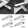 USB 3.0 Flash Drive Dual  Pen Drive USB Type-C U Disk Swivel Design  8GB