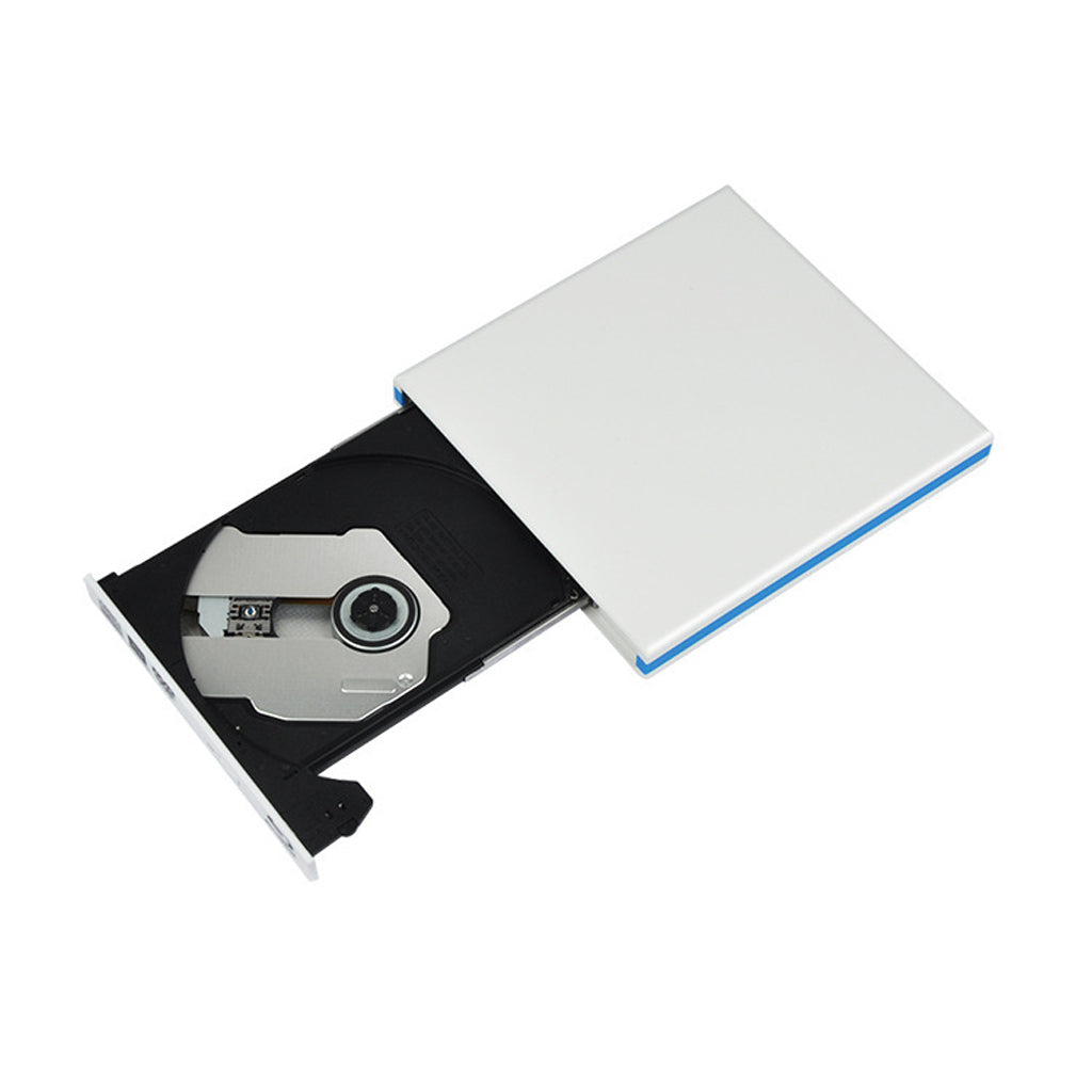 External USB3.0 Enclosure Case Optical Drive Cartridge for 12.7mm SATA White