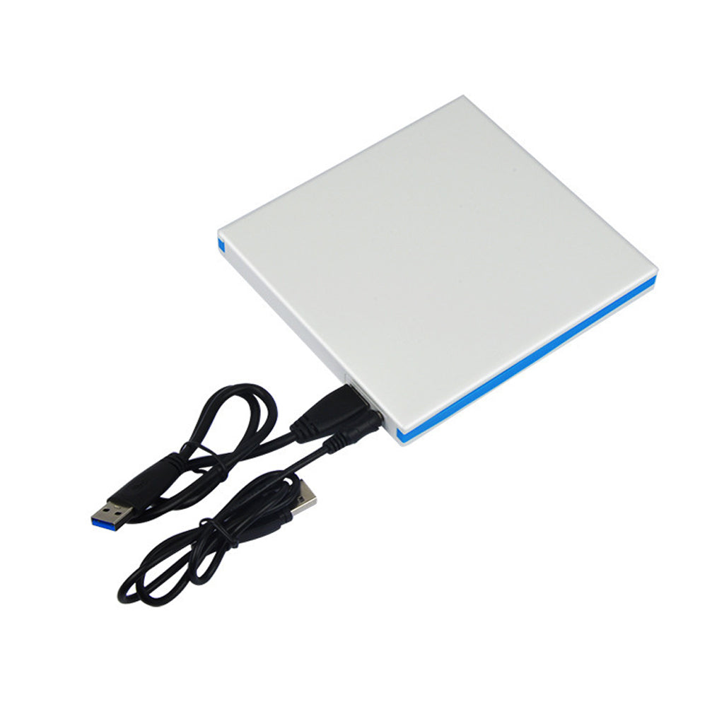 External USB3.0 Enclosure Case Optical Drive Cartridge for 12.7mm SATA White