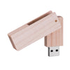 Rotatable Mini USB2.0 Flash Drive Thumb Pen Drives Memory Stick Wooden 16G