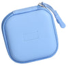 Portable USB Flash Drive Storage Bag Headset Charge Cable Case Box Blue