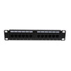 12 Ports CAT5e Patch Panel Surface/Wall Mount Bracket UTP LAN Ethernet 10in