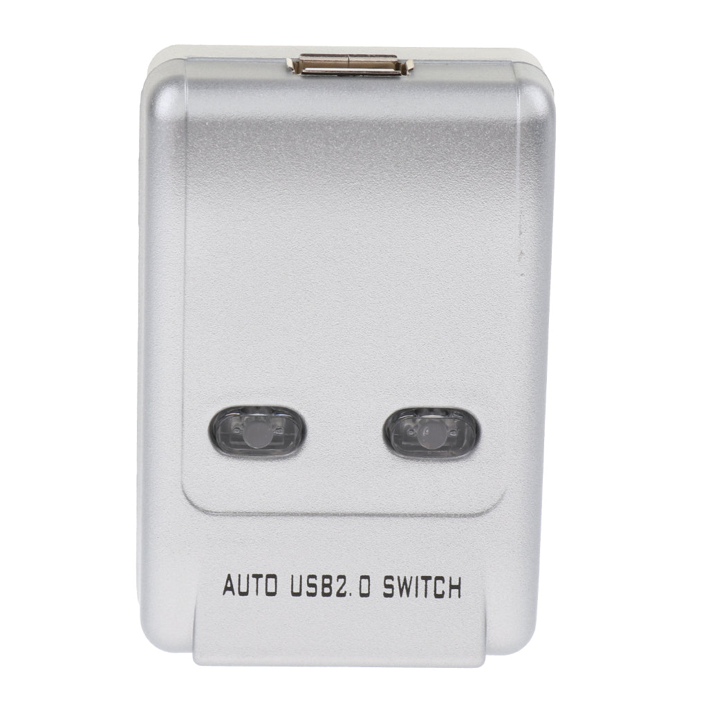 USB 2.0 Sharing Switch Selector 1 in 2 out Switcher Adapter For PC Printer