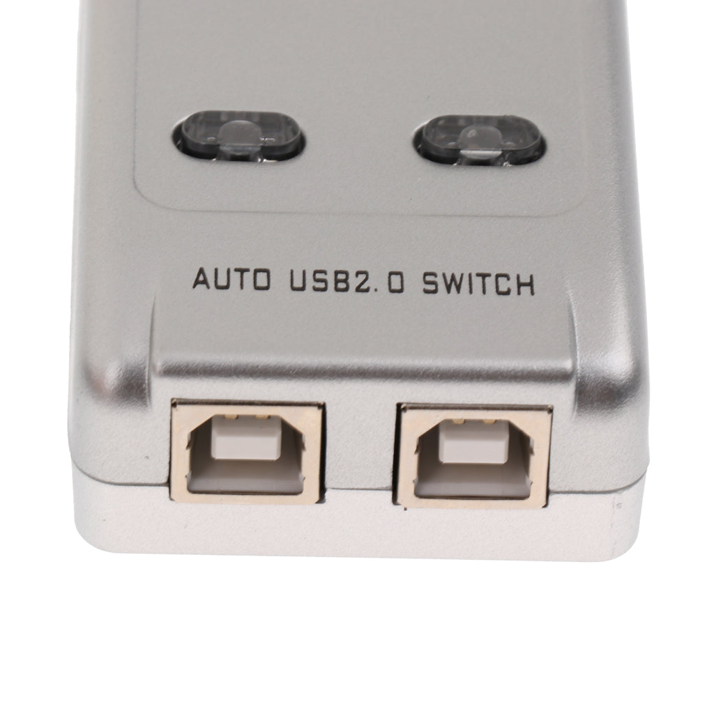 USB 2.0 Sharing Switch Selector 1 in 2 out Switcher Adapter For PC Printer