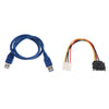 USB3.0 PCI-E 1x to 16x Graphics Extender Riser Card Adapter Powered Cable