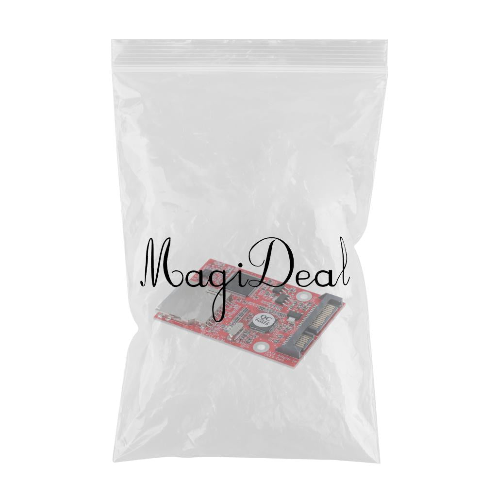 For SD SDHC MMC to SATA Adapter Converter Card