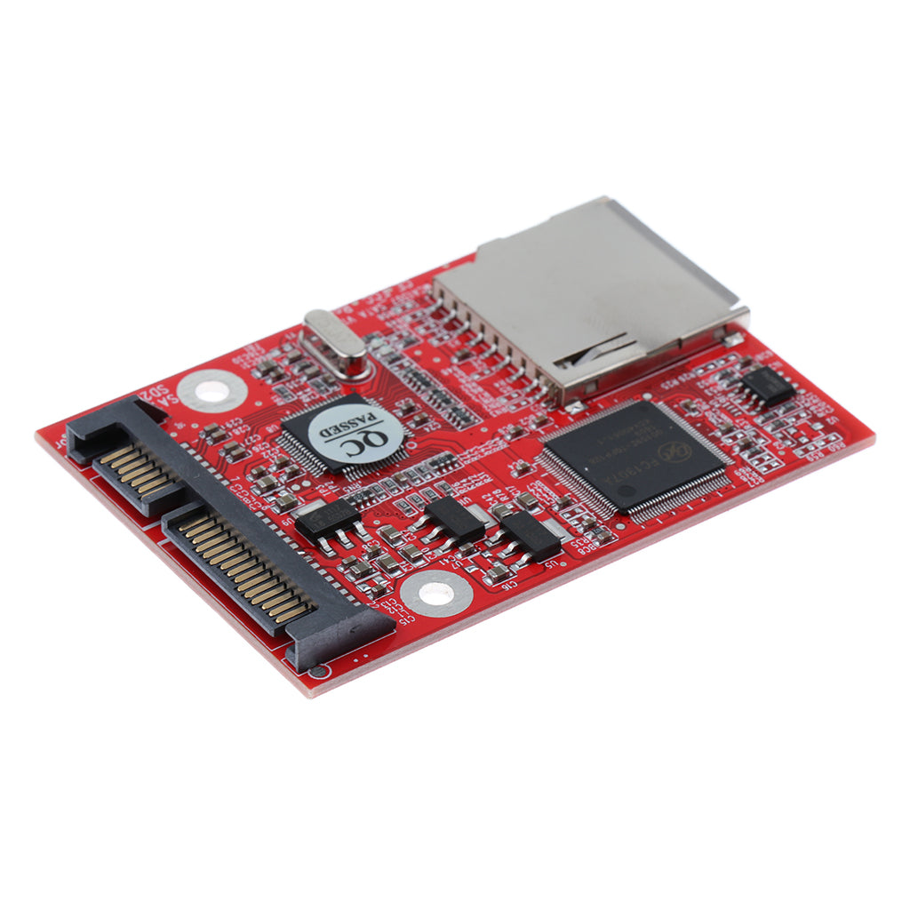 For SD SDHC MMC to SATA Adapter Converter Card