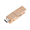 High-speed USB 2.0 Wooden Clip Designed Flash Drives Pen Drive U Disk 64G