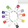 10x Small Capacity USB Flash Drive Swivel Memory Stick Zip Jump Drives 128M