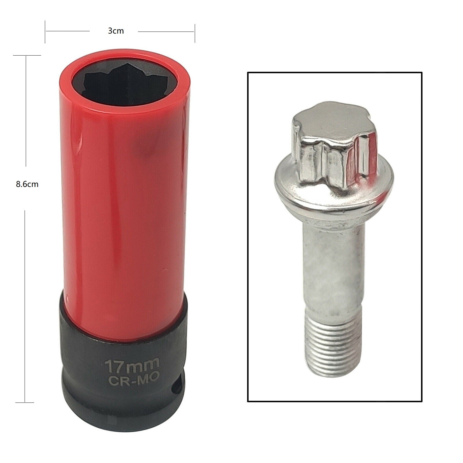 Wheel Lock Nut Removal Socket for Mercedes Benz S Series