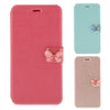 Luxury Flip Slim Wallet Card Magnetic Case Cover for iPhone6 Plus Pink