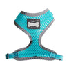 Breathable Mesh Pet Dog Walking Collar Chest Strap Harness Turquoise XL