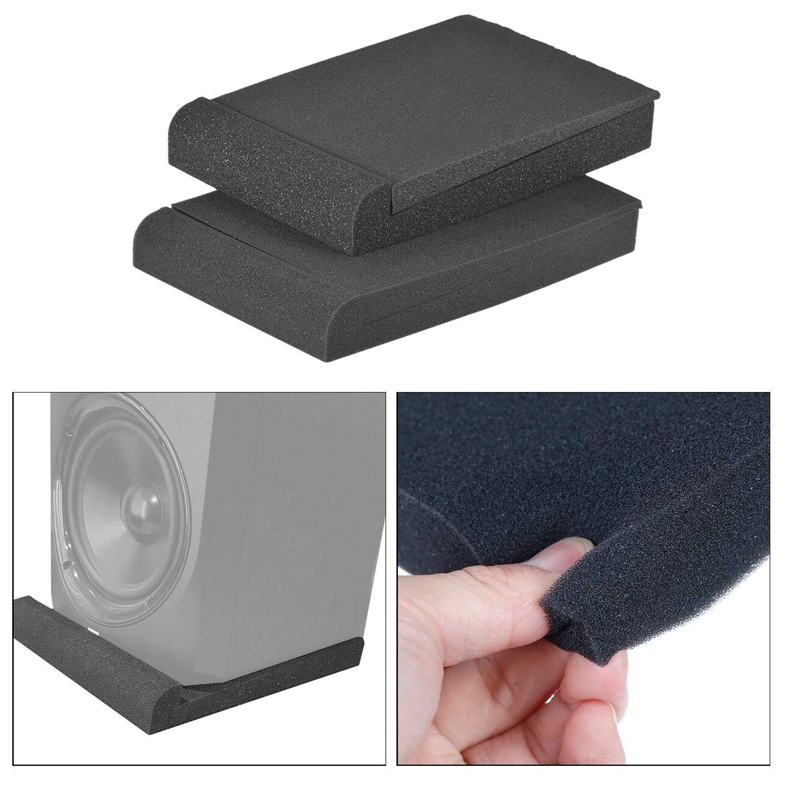 Audio Studio Monitor Isolation Pads for Speakers Studio Monitor Stands 30x20x4.5cm