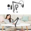 Microphone Scissor Stand Wind Muff Shock Mount Singing Sound Recording